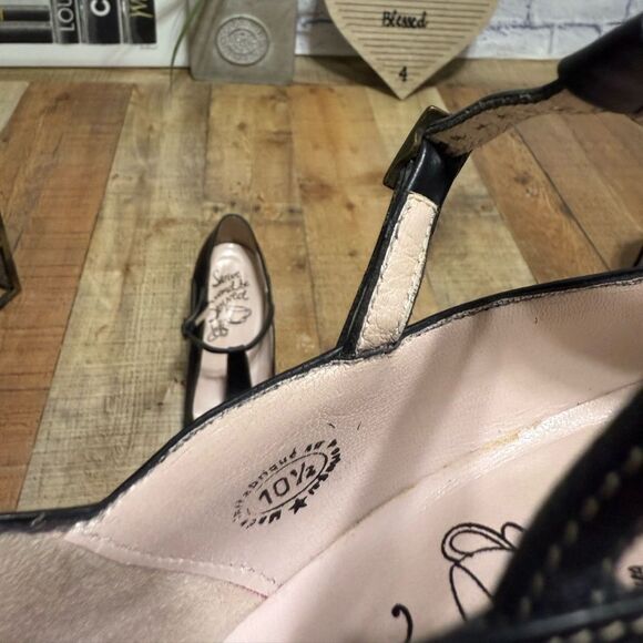 John Fluevog TeaPots Sencha Mary janes black leather size 10.5 - Picture 6 of 14